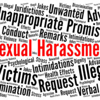 Sexual harassment word cloud