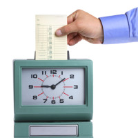 Time clock to punch out Time clock to punch out