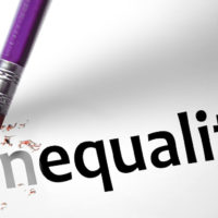 Eraser changing the word inequality to equality Eraser changing the word inequality to equality