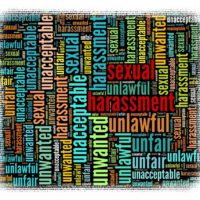 Colorful Sexual Harassment sign