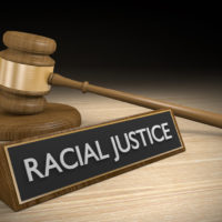 Racial Justice sign