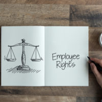 Book that reads employee rights