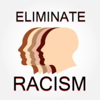 Faces that read eliminate racism Faces that read eliminate racism