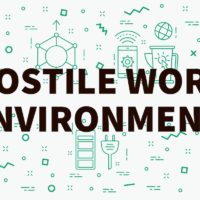 hostile work environment sign illustration hostile work environment sign illustration