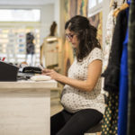 pregnant employee at work pregnant employee at work