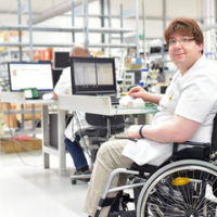 Image of individual in wheelchair - often experiencing disability harassment Image of individual in wheelchair - often experiencing disability harassment