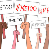 Group of hands holding me too signs to show reforms need to be made regarding sexual harassments including the investigating sexual harassment claims Group of hands holding me too signs to show reforms need to be made regarding sexual harassments including the investigating sexual harassment claims