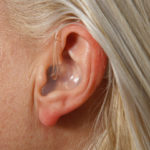 Deaf lady with hearing problem Deaf lady with hearing problem