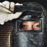Female welder Female welder