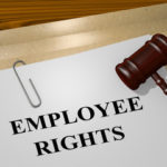 gavel with Employee rights gavel with Employee rights