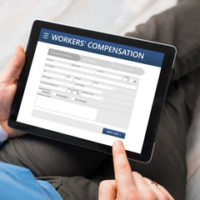 Applying for workers compensation on an iPad Applying for workers compensation on an iPad