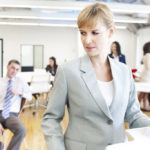 male workers check out female coworker male workers check out female coworker