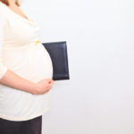 Pregnant businesswoman