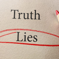 Lies red circle Lies red circle