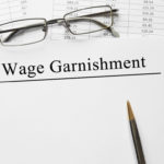 document that reads wage garnishment