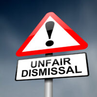 Unfair dismissal concept.