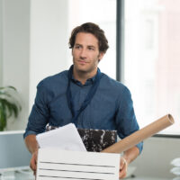 Fired businessman Fired businessman