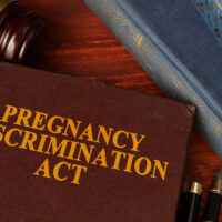 Book with title The Pregnancy Discrimination Act. Book with title The Pregnancy Discrimination Act.