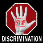 Stop discrimination conceptual illustration. Global social problem