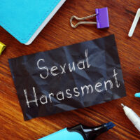 Sexual Harassment is shown on the conceptual business photo Sexual Harassment is shown on the conceptual business photo