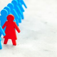 Discrimination in choosing an employee. Many men and one woman Discrimination in choosing an employee. Many men and one woman