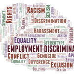 Employment Discrimination - type of discrimination - word cloud.