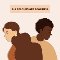 Stop racism. Black lives matter, we are equal. Stop racism. Black lives matter, we are equal.