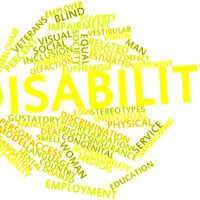 Word cloud for Disability