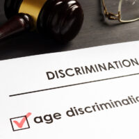Age discrimination claim in the court.