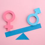 Female and male gender signs