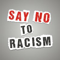 say no to racism poster say no to racism poster