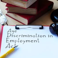 Age Discrimination in Employment Act ADEA is shown on the conceptual business photo Age Discrimination in Employment Act ADEA is shown on the conceptual business photo