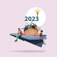 Poster for 2023. Creativity and innovation. Poster for 2023. Creativity and innovation.