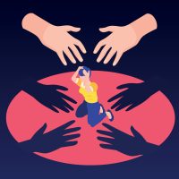 Sexual Harassment Isometric Concept Sexual Harassment Isometric Concept