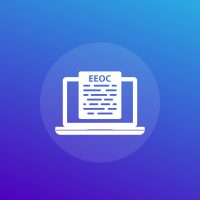 Equal Employment Opportunity Commission, EEOC icon, vector Equal Employment Opportunity Commission, EEOC icon, vector
